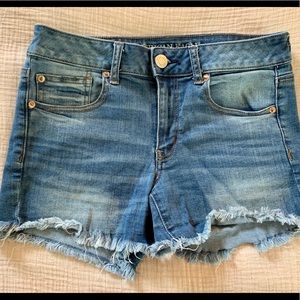 American Eagle cut-off denim shorts